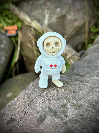 Astronot İskelet Oyuncak - Uzayın Gizemli Kaşifi!👨‍🚀💀🚀3D Hareketli Organik Model - Orta Boy