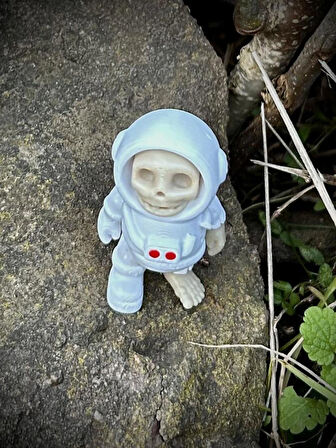 Astronot İskelet Oyuncak - Uzayın Gizemli Kaşifi!👨‍🚀💀🚀3D Hareketli Organik Model - Orta Boy