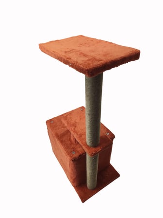 3A KEDİ TIRMALAMA 2 KAT TURUNCU