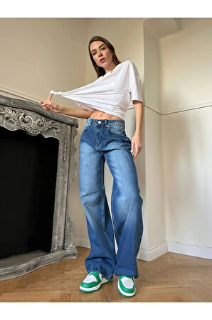 Y2K RECYCLED BAGGY JEAN PANTOLON