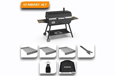 Ateşten Maxi Barbekü Mangal - Standart Set