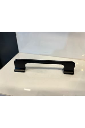 Atina Metal Kulp 96mm Mat Siyah Dolap Kapak Modern Mobilya Çekmece Tv Ünite Komidin Şifonyer Konsol
