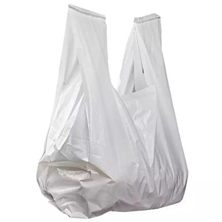 1 Kg Beyaz Atlet Poşet – Büyük Boy, 30x56 cm, Ort 50-60 Adet, Dayanıklı ve Ekonomik Kullanım