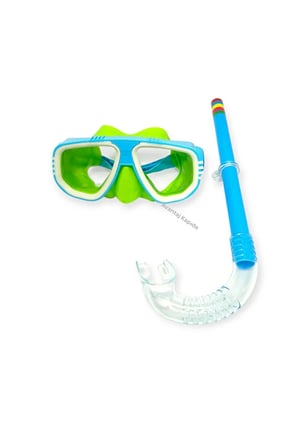 Çocuk Maske Şnorkel Dalış Seti Orta Boy 5-8 Yaş Ayarlanabilir Deniz Havuz