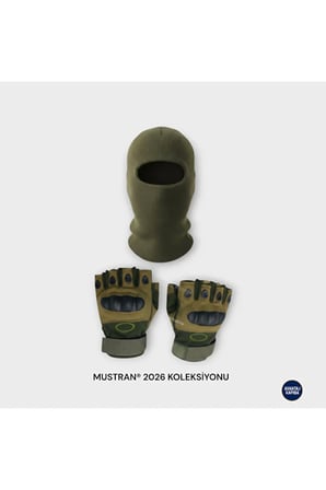 Suyutti Çift Kat Kışlık Kar Maskesi + İthal Taktik Korumalı Motosiklet Outdoor Eldiven 2’li Set