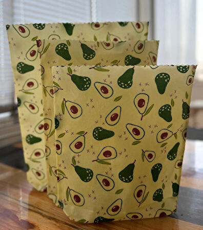 BİOBEZ 3’lü KESE SET / avokado