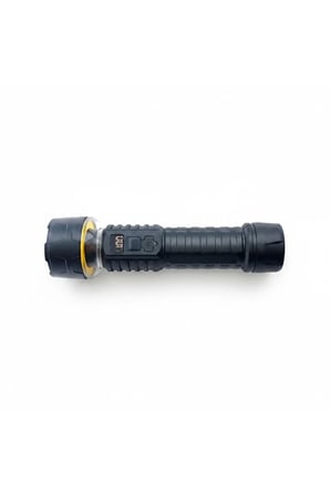 2’si 1 Arada 8 Mod Şarjlı Dijital Ekran LED El Feneri Ön Projektör+Halka Kamp Işık SOS Tripod Uyumlu