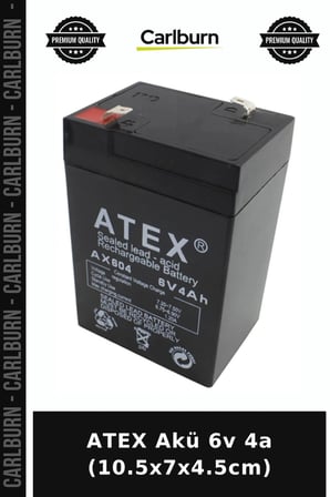 Özel Üretim yedek parça güç kaynağı elektronik enerji ATEX Akü 6v 4a (10.5x7x4.5cm)