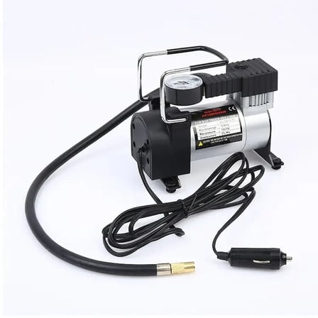 Özel Üretim 12V Güçlü Metal Gövde Taşınabilir Pompa KA737 150PSI 35 LPM Oto Lastik Hava Kompresörü
