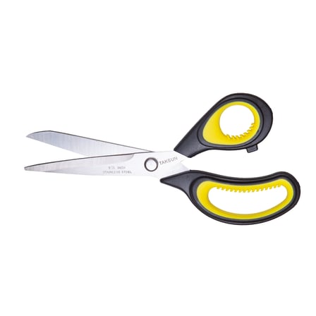 #Makas Profesyonel Tekstil Kumaş Kesim Lazer Uçlu Çelik Ağızlı Saplı Taksun Terzi Makası 95'' 24cm