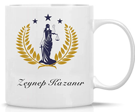 Avukat  Kişiye Özel Baskılı Kupa Bardak