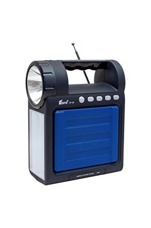 USB/SD/FM/BLUETOOTH DESTEKLİ FENERLİ TAŞINABİLİR HOPARLÖR FP-26 (K246)