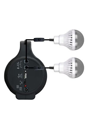 Powermaster Yajıa Yj-1902t 5 W 22 Smd Led 2 Ampullü Solar Işıldak
