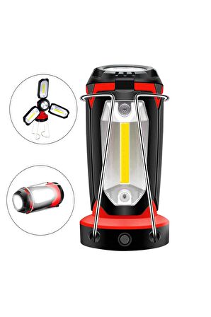 ShopZum MX-8801 3XCOB LED+ 3W LED ÇOK FONKSİYONLU ÇALIŞMA - KAMP LAMBASI