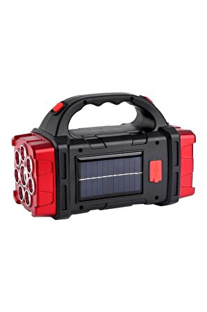 ShopZum HB-1678 SOLARLI USB ÇIKIŞLI ŞARJ EDİLEBİLİR 38 WATT KAMP FENERİ