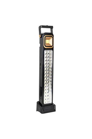 Powermaster Hel-6866t-1 48 Ledli 45w Solarlı+şarjlı Işıldak