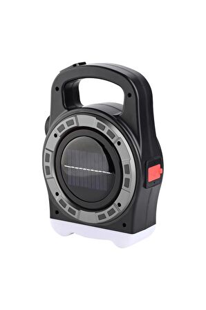 ShopZum HB-6678C COB LEDLİ 20 WATT 3 KADEMELİ ŞARJ EDİLEBİLİR USB ÇIKIŞLI SOLAR LAMBA