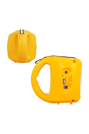 Pm-33399 Tek Panelli Şarjlı Solar Işıldak Aydınlatma Seti ( Lisinya ) alithestereo