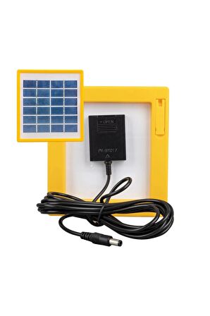 Pm-33399 Tek Panelli Şarjlı Solar Işıldak Aydınlatma Seti ( Lisinya ) alithestereo