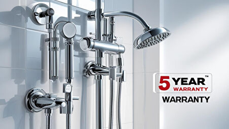 5 Yıl Garantili Banyo Duş Hortumu Ve Banyo Duş Başlığı Seti Duş Telefonu Duş Seti 1.kalite