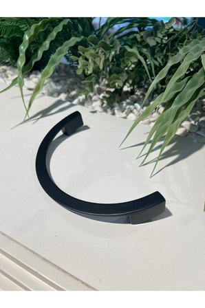 Aypare Metal Kulp 160mm Mat Siyah Dolap Kapak Tv Ünite Modern Çekmece Mobilya Komodin Konsol