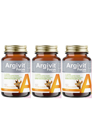 Argivit Focus 30 Tablet 3 Adet