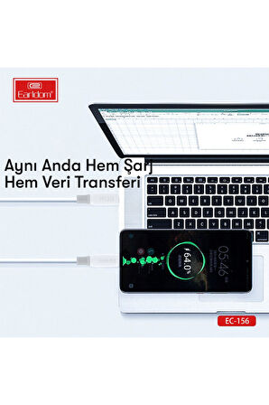 Poco X2 X3 X3 GT X3 NFC X3 Pro Şarj Kablosu 60W Type-C to Type-C 2metre Az-EC-156C