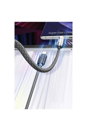 Oppo F19 Pro Find X2 Find X3 Find X  Şarj Kablosu Type-C to Type-C 100W 1M Hızlı Şarj Azn-189CC