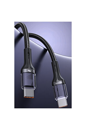 Poco F2 F3 F4 F5 Pro  Şarj Kablosu Type-C 240W 1.2 Metre Hızlı Şarj Azn-Ca166