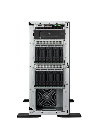 HPE PROLIANT ML110 G11 P81774-425 XEON 3508U-32GB DDR5 RDIMM-2X480GB+4X3.84B SSD-2x1000w Tower Sunucu