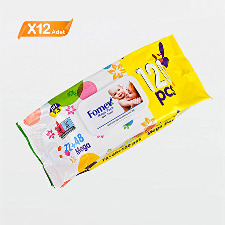 Fomex Islak Mendil 120 Li 4 Adet
