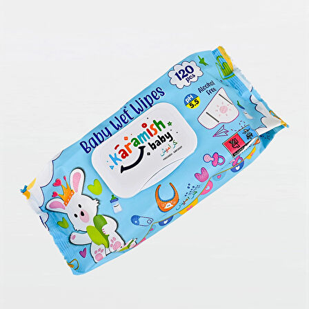 Karamish Baby Islak Mendil 120 Li 12 AdetV
