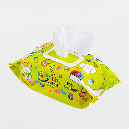 Karamish Baby Islak Mendil 120 Li 4 Adet