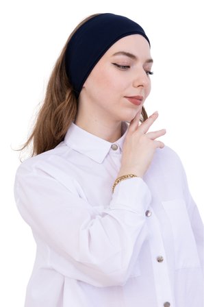 Kadın Tesettür Bandana Penye Kaymaz Hazır Şal Eşarp Altı Bone Rahat Kullanım