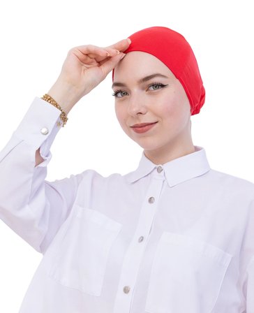 Pratik Bone Pamuklu Tesettür İç Bone, Başörtüsü İçin Hazır Viskon
