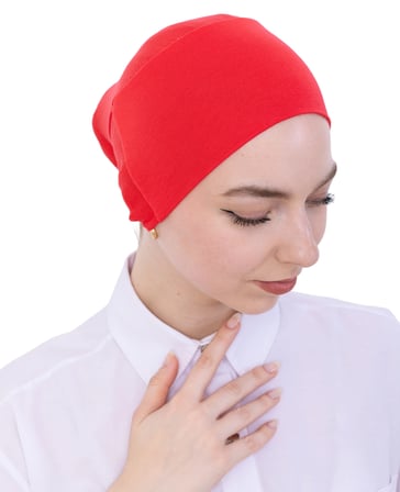Pratik Bone Pamuklu Tesettür İç Bone, Başörtüsü İçin Hazır Viskon