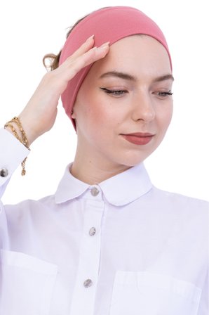 Kadın Tesettür Bandana Penye Kaymaz Hazır Şal Eşarp Altı Bone Rahat Kullanım