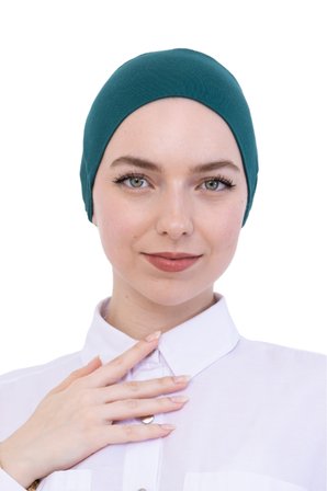Pratik Bone Pamuklu Tesettür İç Bone, Başörtüsü İçin Hazır Viskon Şapka, Namaz Günlük Kullanım İçin