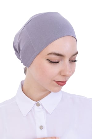Pratik Bone Pamuklu Tesettür İç Bone, Başörtüsü İçin Hazır Viskon Şapka, Namaz Günlük Kullanım İçin