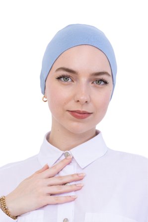 Pratik Bone Pamuklu Tesettür İç Bone, Başörtüsü İçin Hazır Viskon Şapka, Namaz Günlük Kullanım İçin