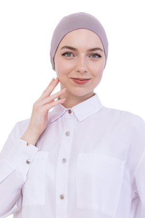 Pratik Bone Pamuklu Tesettür İç Bone, Başörtüsü İçin Hazır Viskon Şapka, Namaz Günlük Kullanım İçin