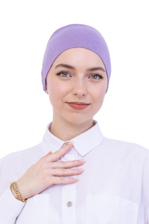 Pratik Bone Pamuklu Tesettür İç Bone, Başörtüsü İçin Hazır Viskon Şapka, Namaz Günlük Kullanım İçin