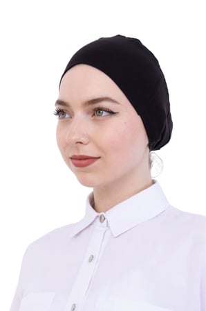 Pratik Bone Pamuklu Tesettür İç Bone, Başörtüsü İçin Hazır Viskon Şapka, Namaz Günlük Kullanım İçin