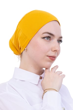Pratik Bone Pamuklu Tesettür İç Bone, Başörtüsü İçin Hazır Viskon Şapka, Namaz Günlük Kullanım İçin