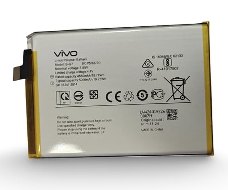 Vivo B-G7 Batarya Vivo Y11 Y12 Y17 Y11s ve U10 Uyumlu Yedek Batarya