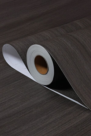 Yapışkanlı Folyo - Premium Ahşap Koyu Meşe Kaplama Kağıdı - Mobilya Duvar Kapı - 120cm Geniş - PW719