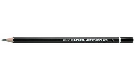 Lyra Rembrandt Art çizim kalemleri 2B kurşun, geçerli değil, siyah