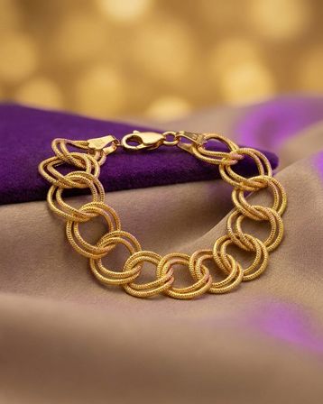 22 Ayar Altın Bileklik Samanyolu Modern Tasarım 9.83gr Kadın Hediye