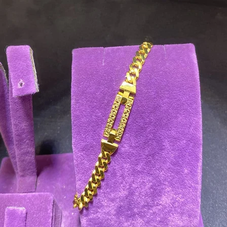 22 Ayar Altın Bileklik Kartiyer Modern Tasarım 10.20gr Kadın