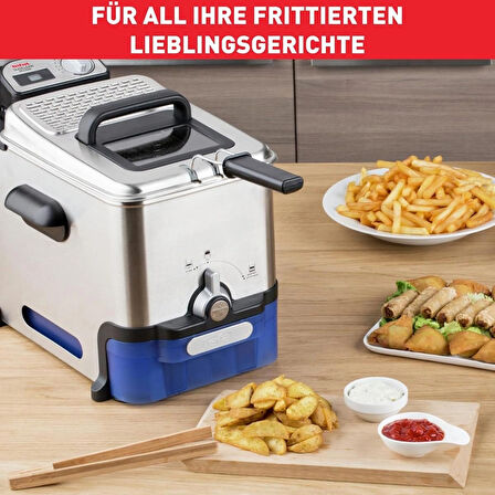 Tefal FR8040 Oleoclean Pro Inox Fritöz & Design 3.5 L 2300 W